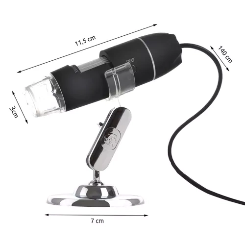 Digital USB Microscope 1600x Magnification Izoxis 25467