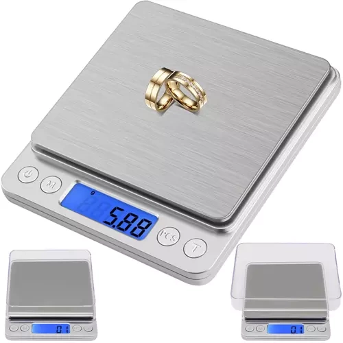Precision Digital Kitchen Scale 500g x 0.01g Ruhhy 19899