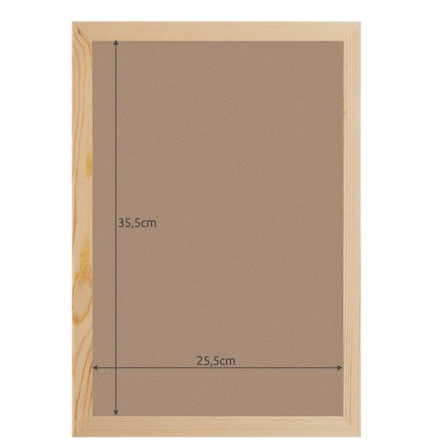 Malatec Pine Wood Frame 28x38 cm, Natural