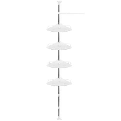 Ruhhy 23369 Telescopic Corner Shower Caddy 230-300 cm