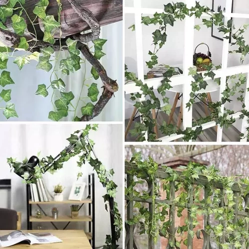 Gardlov Artificial Ivy Garland, 12.6m, Green