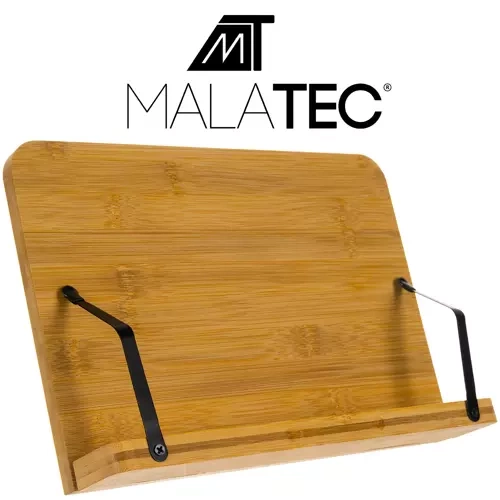 Malatec Bamboo Book and Tablet Stand