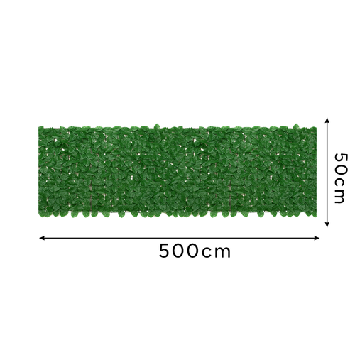 Gardlov Artificial Hedge for Balcony / Fence 5x0.5m, Green