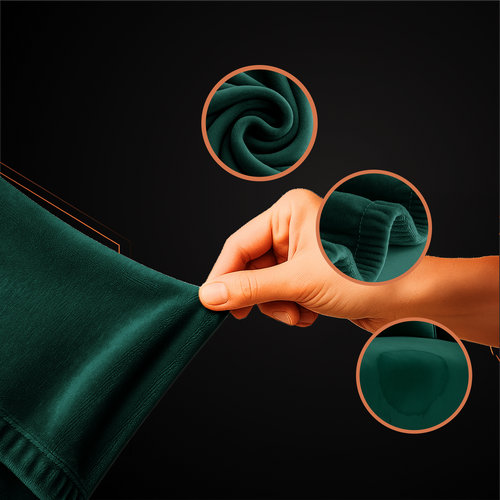Ruhhy 00026032 Elastic Sofa Cover 145-185 cm, Green