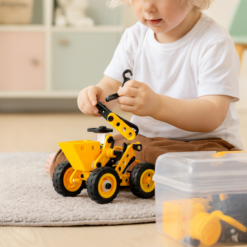 Iso Trade Construction Blocks - Vehicles 100 pcs
