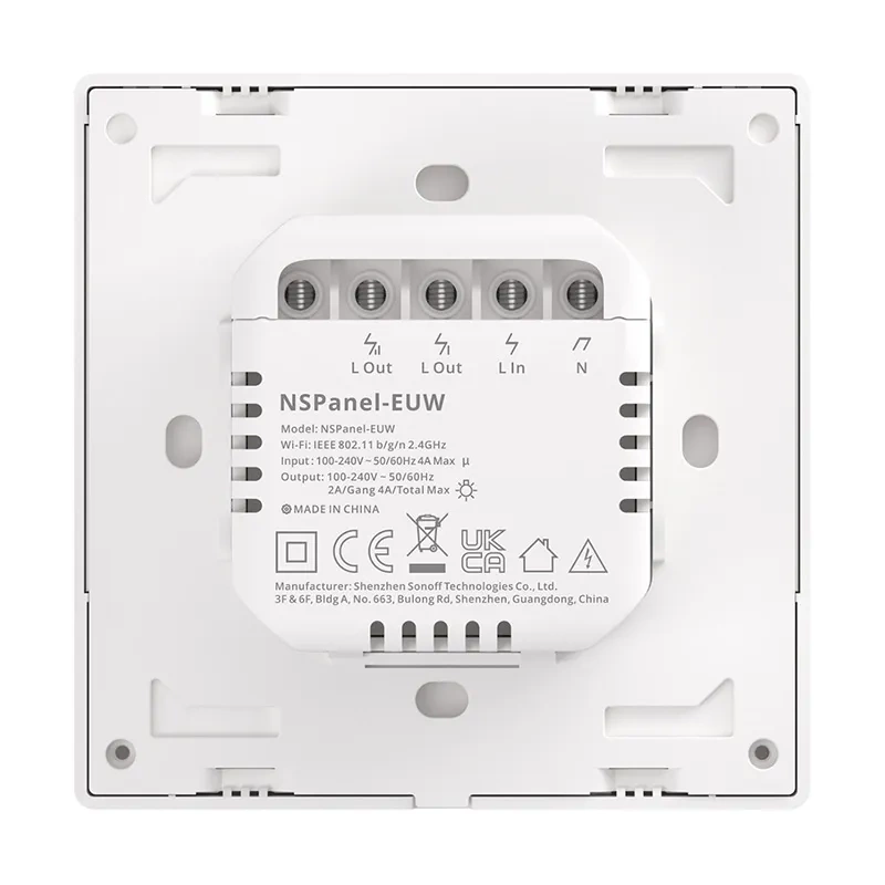 Sonoff NSPanel Smart Scene Wall Switch Control Panel, White