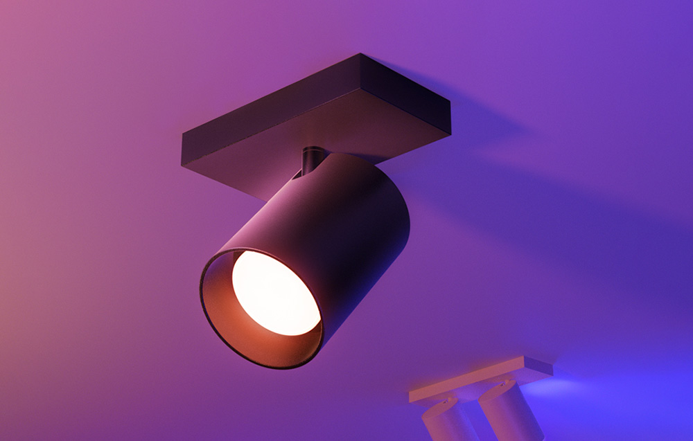 Smart Ceiling Spotlight Yeelight YLDDL-0083 1 Bulb, Black (2)