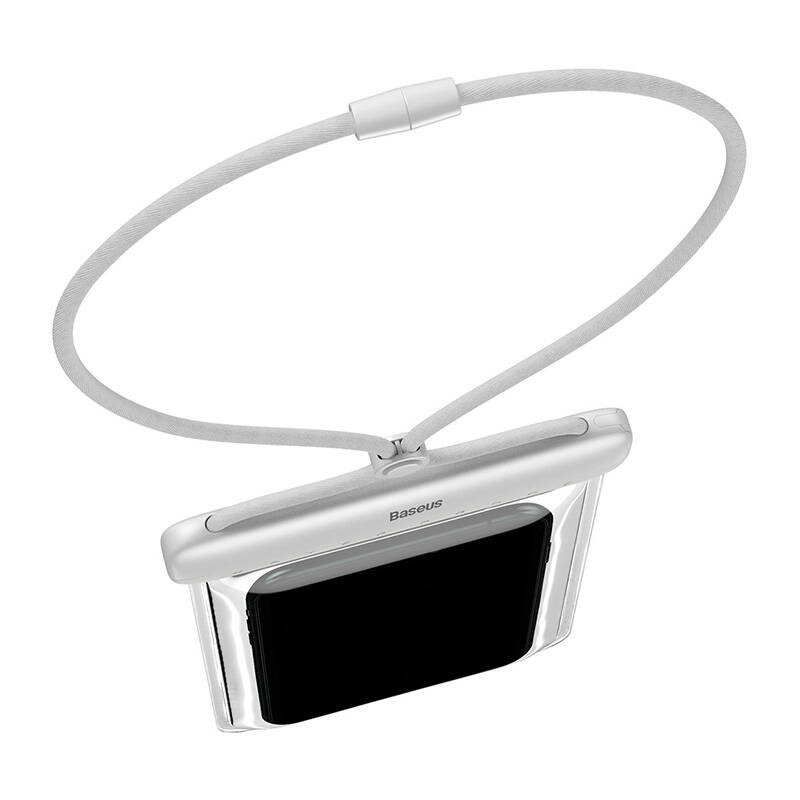 Baseus AquaGlide Waterproof Phone Case IPX8 Universal 7.2" White (3)
