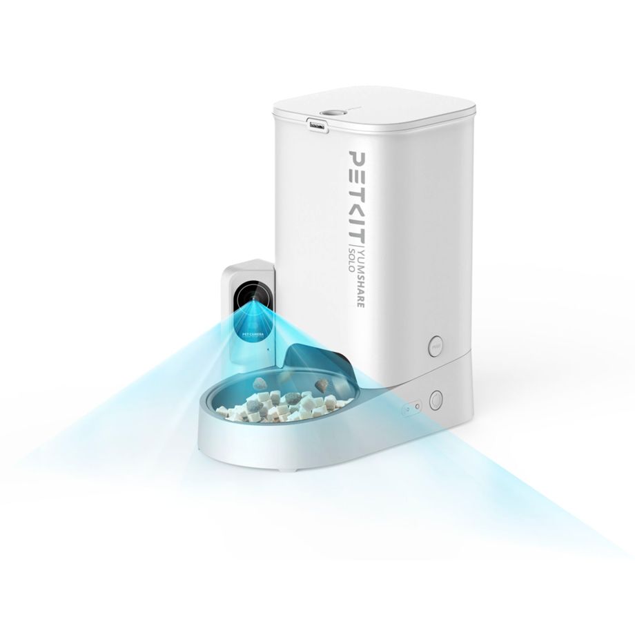 Smart Pet Feeder PetKit Yumshare SOLO with 1080p Camera & Audio