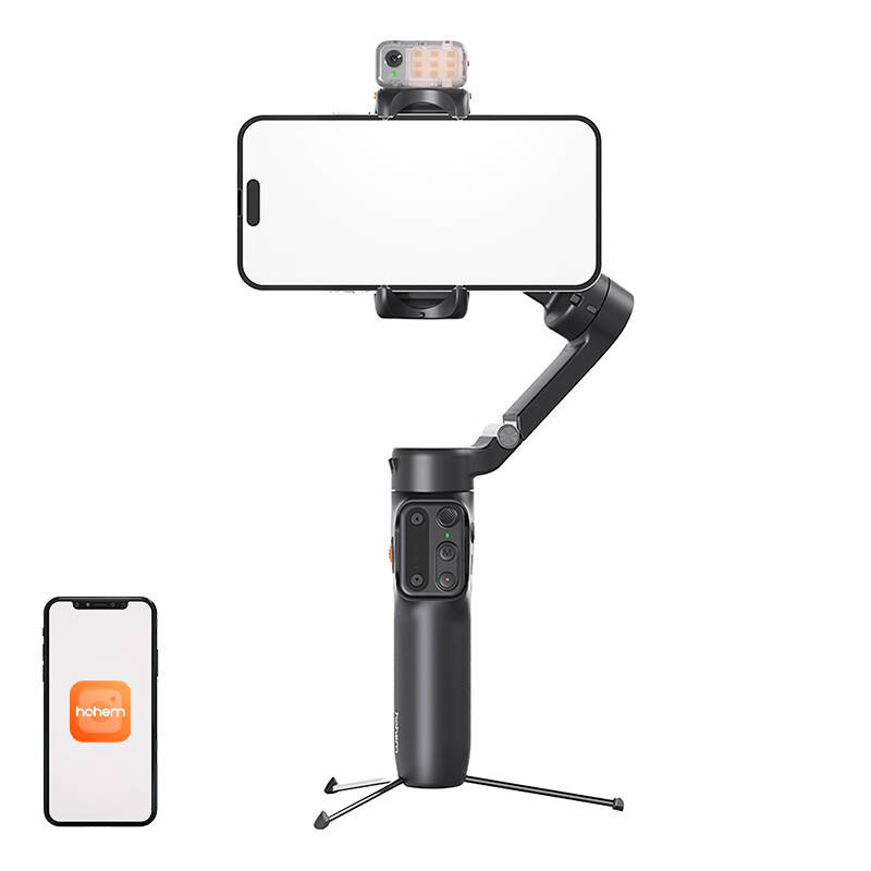 Smartphone Gimbal Hohem iSteady V3 Kit with AI Tracker & Extension Rod - Black (3)
