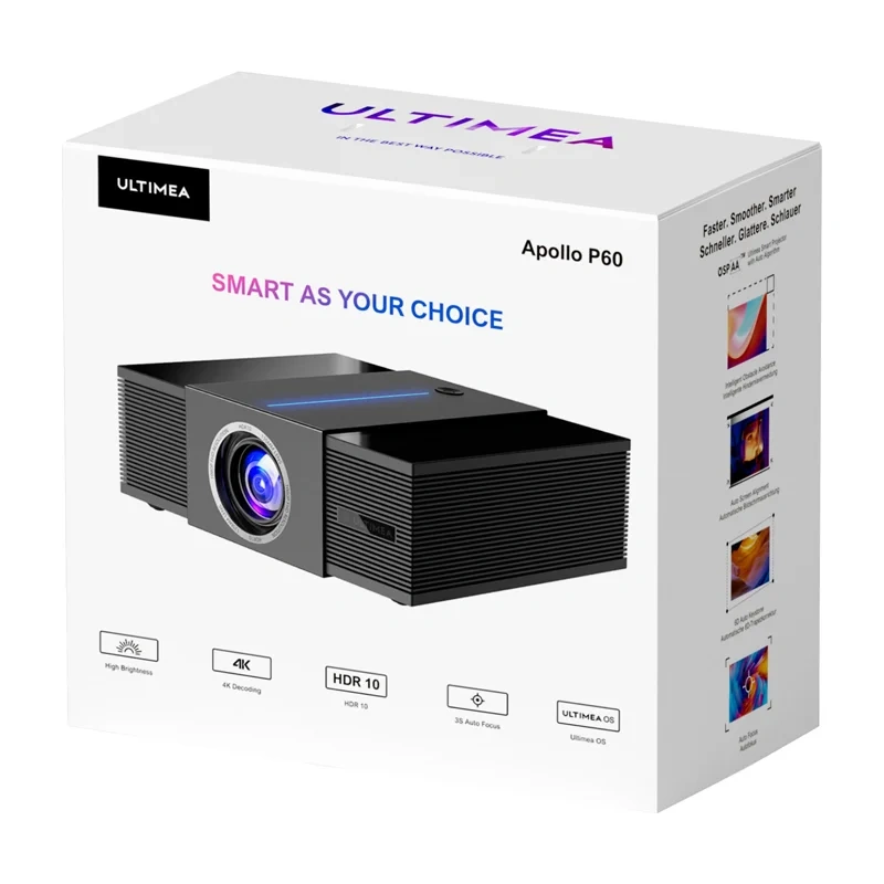Home Theater Projector Ultimea Apollo P60 900 ANSI