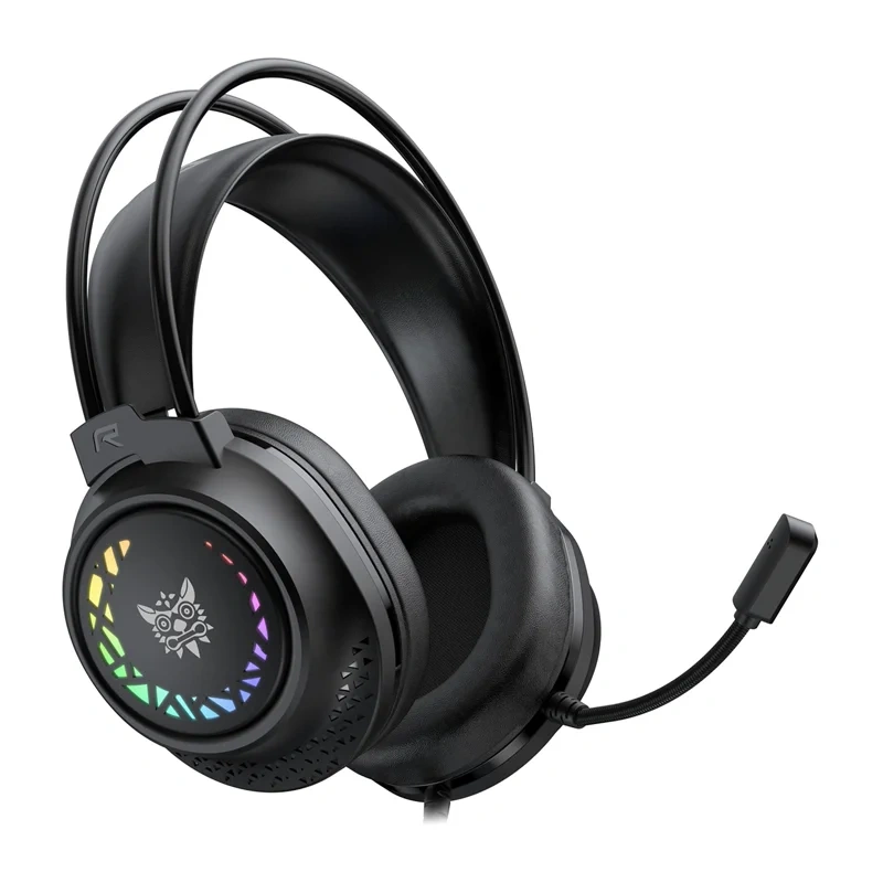 Игровые наушники ONIKUMA X92 Черные 50мм RGB