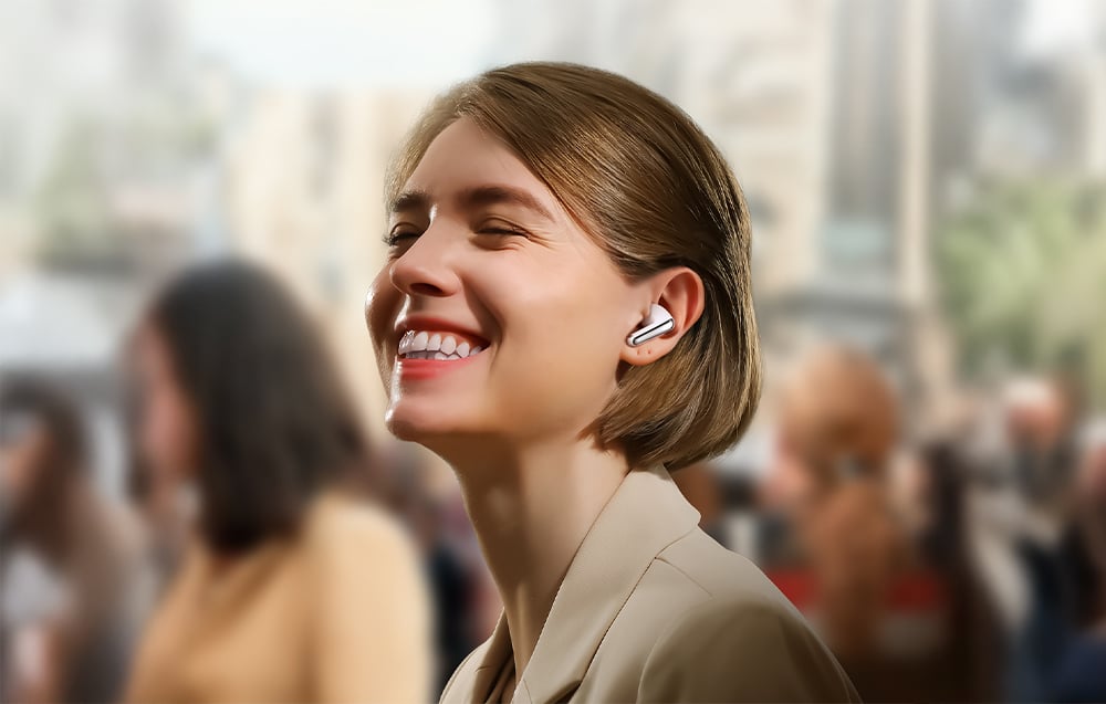 Wireless TWS Earbuds Joyroom Funpods JR-FN1 ANC White (3)