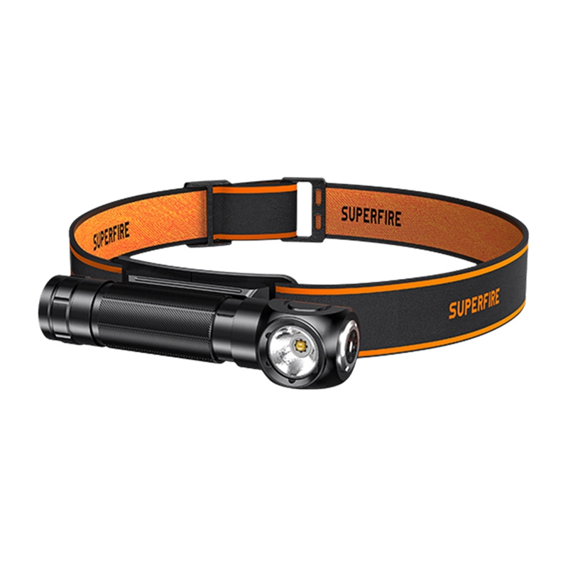 Superfire TH04-S Headlamp Flashlight, 1000lm, USB-C