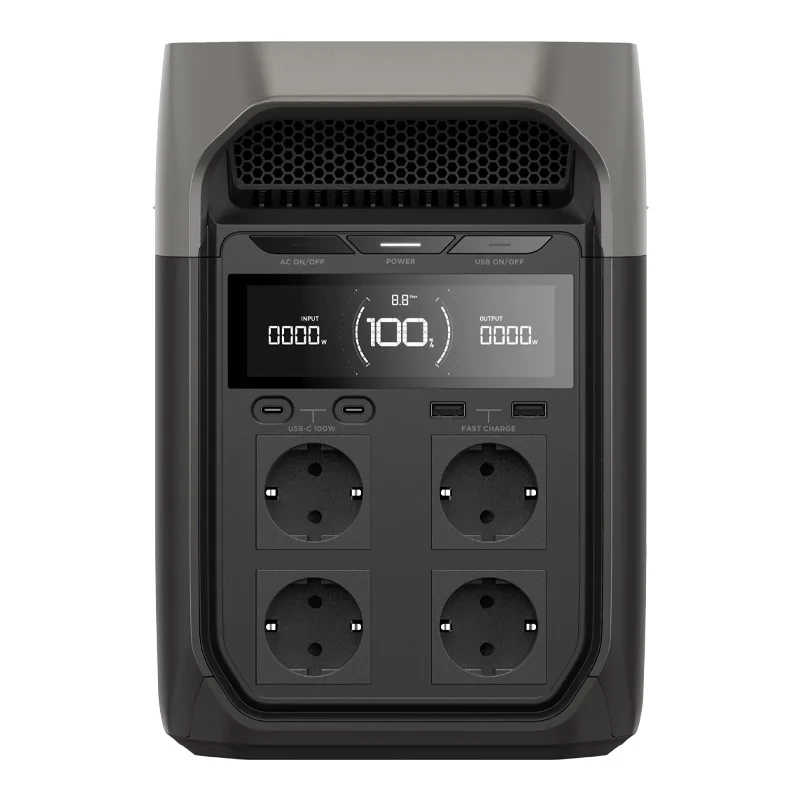 EcoFlow DELTA 3 portatīvā uzlādes stacija, 1024 Wh