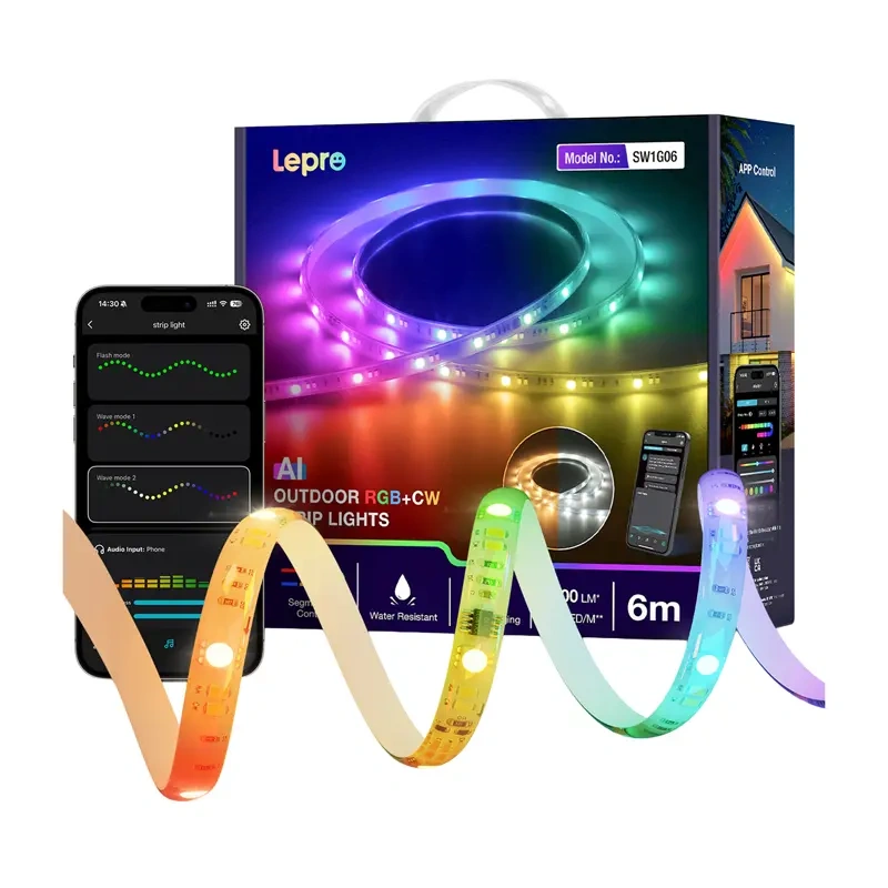 Lepro SW1-6 RGB Viedā LED Lente, 6 m