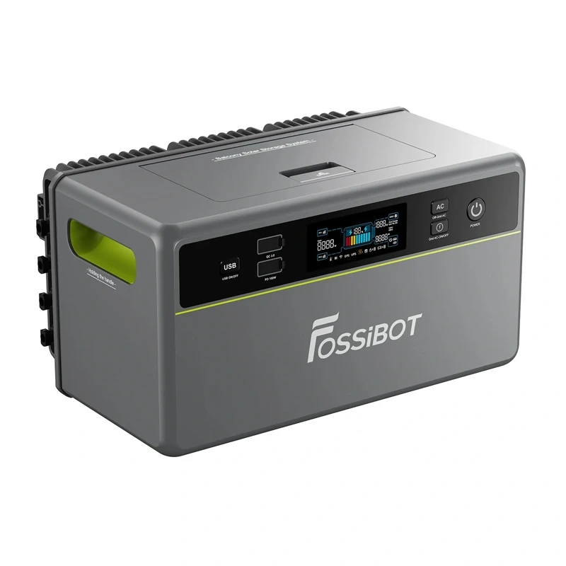 FOSSIBOT FBP1200 1200W Power Station, 1958Wh, Green
