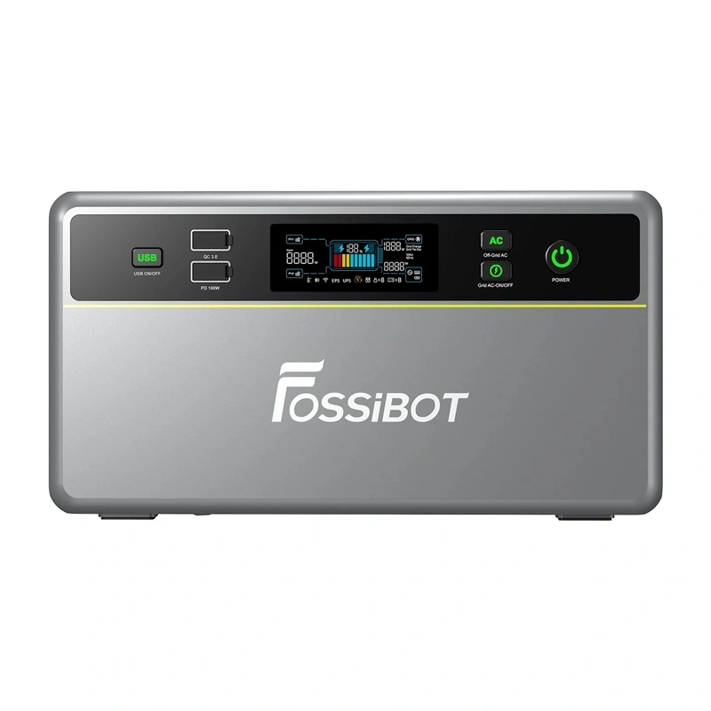 FOSSIBOT FBP1200 1200W Power Station, 1958Wh, Green