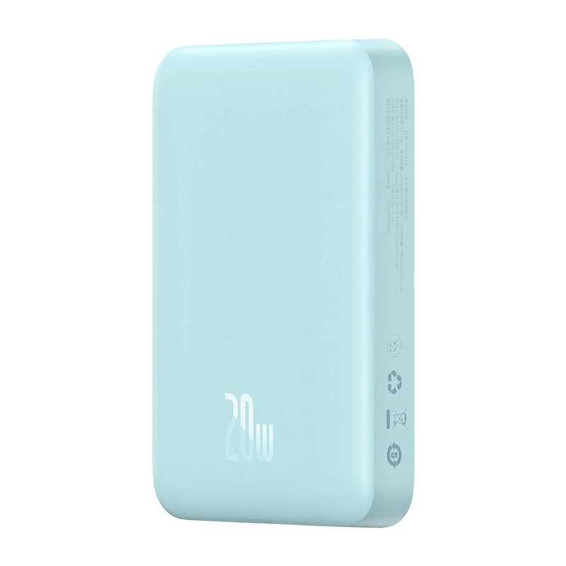 Power Bank Baseus Magnetic Mini 10000mAh, 20W, MagSafe, Blue