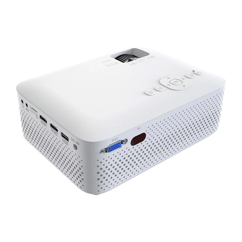 Philips N-100 480p Mini Projector, White
