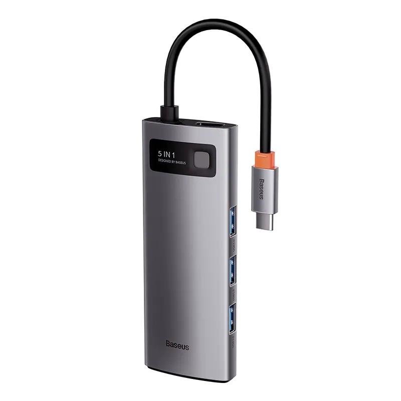 Baseus Hub Adapter 5in1 USB-C to 3x USB 3.0 + HDMI + USB-C PD