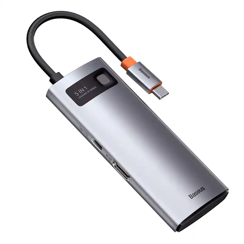Baseus Hub Adapter 5in1 USB-C to 3x USB 3.0 + HDMI + USB-C PD