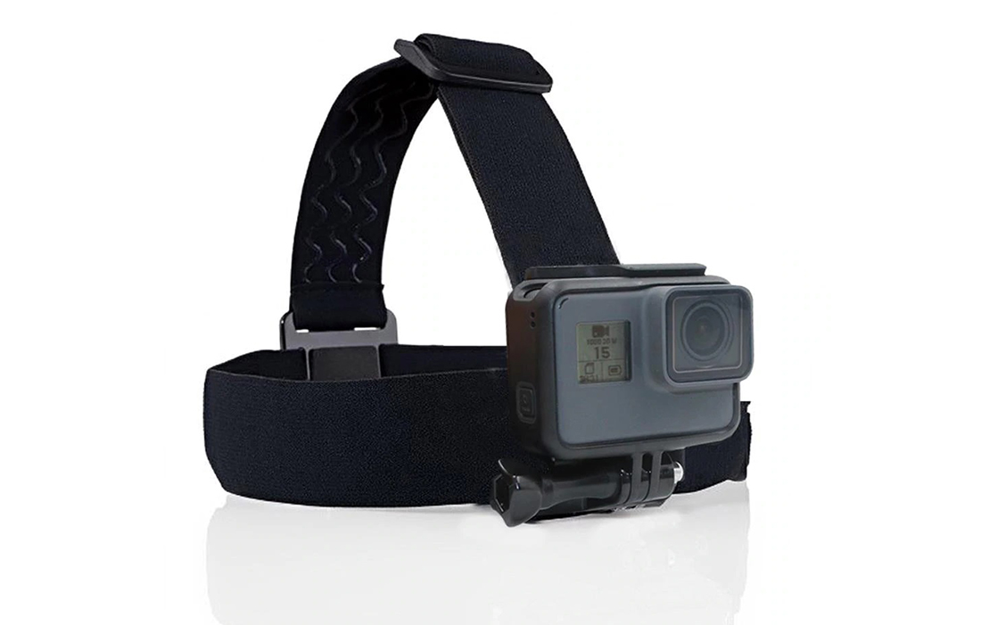 Telesin Head Strap Mount for Action Cameras (GP-HMS-T04), Black