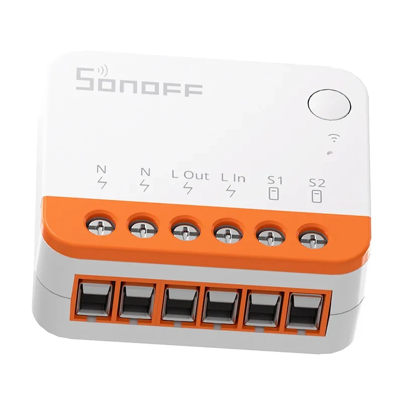 Умный Wi-Fi выключатель Sonoff MINIR4, 1 канал, белый