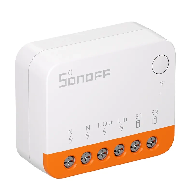 Умный Wi-Fi выключатель Sonoff MINIR4, 1 канал, белый