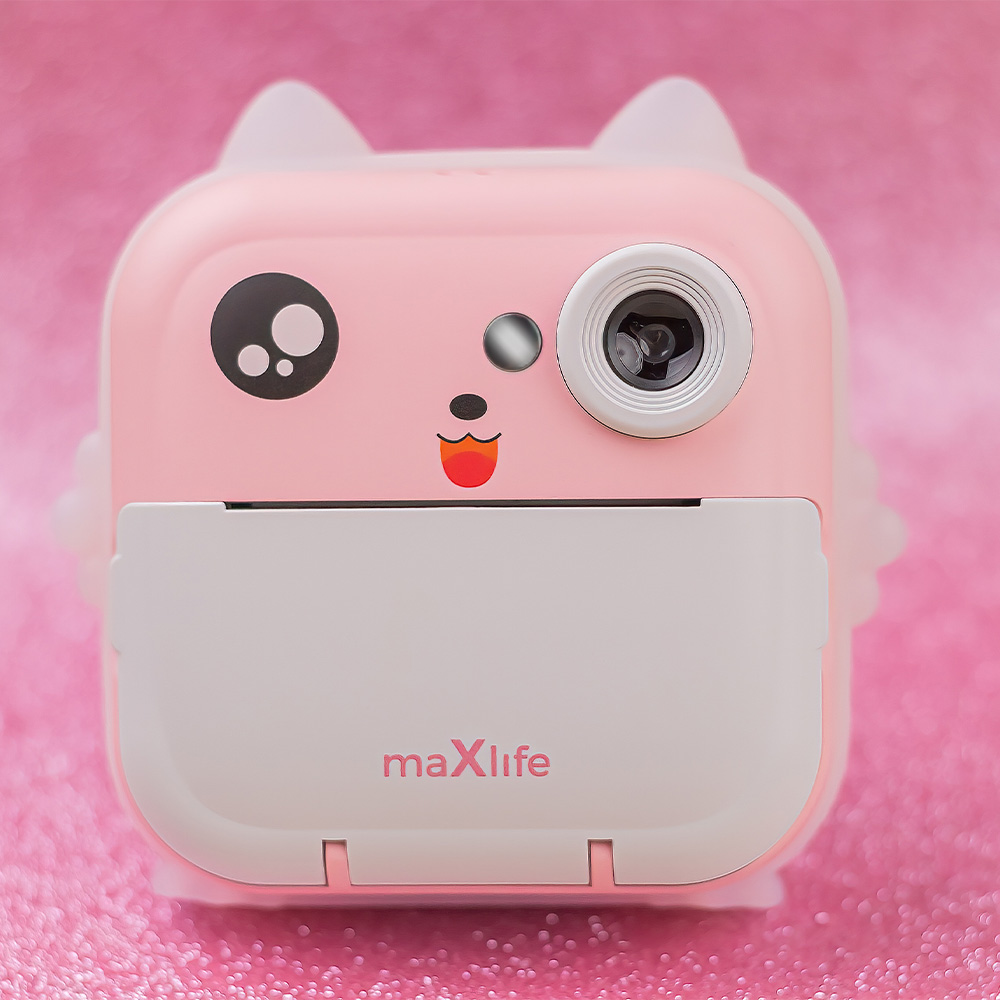 Kids Instant Print Camera Maxlife MXPC-100, Pink