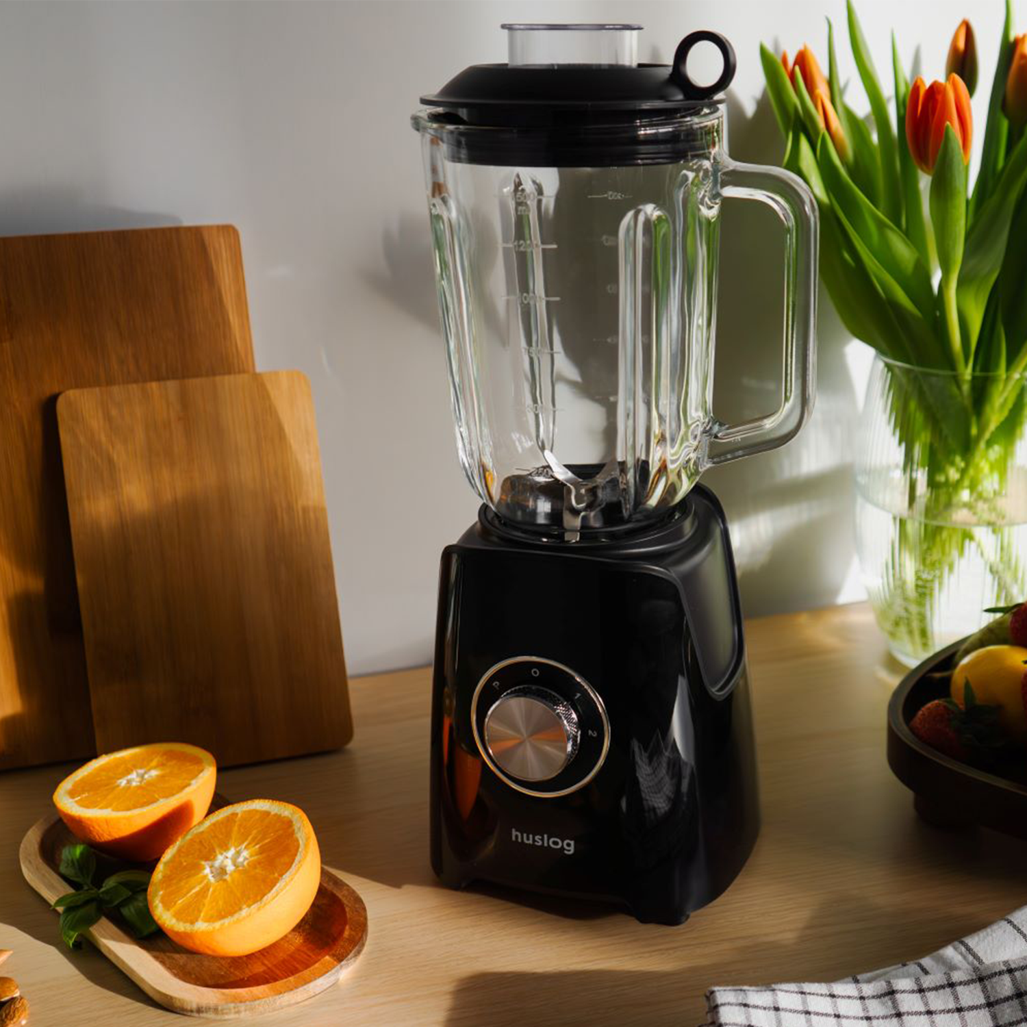 Krūzes blenderis Huslog 1200W smūtijiem un ledus smalcināšanai