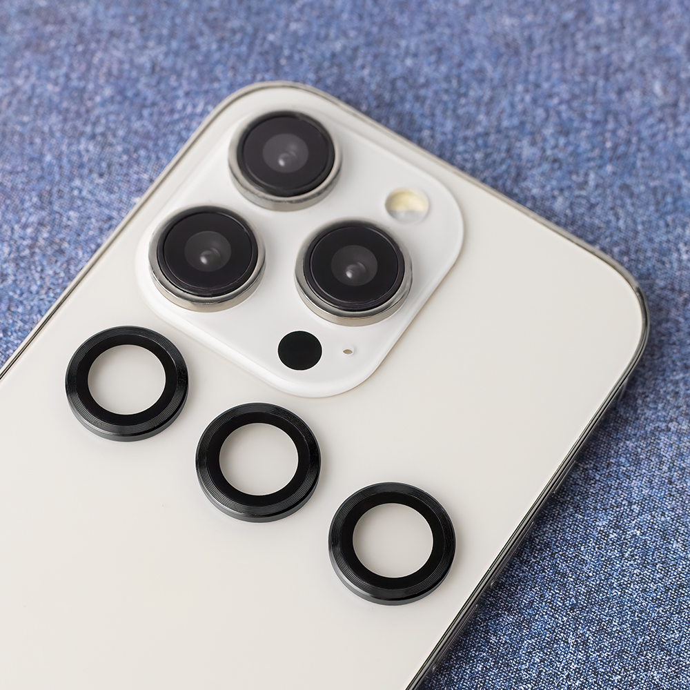 TFO Camera Lens Protector Set for Samsung Galaxy S26 Plus, Black Frame