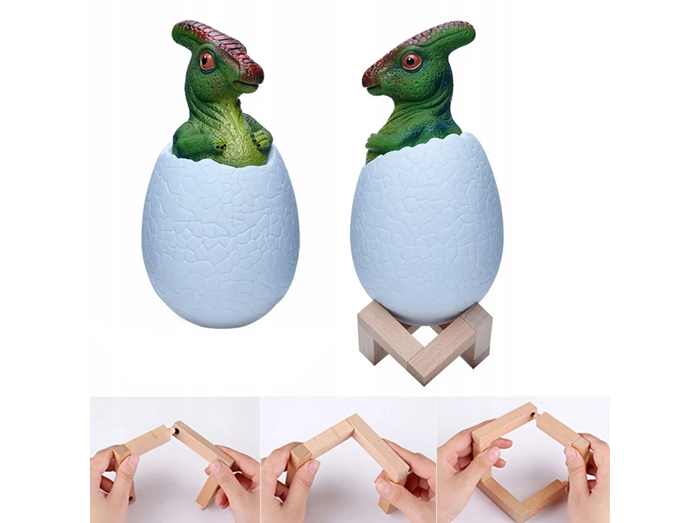 Dinosaur Egg RGB LED Night Light for Kids