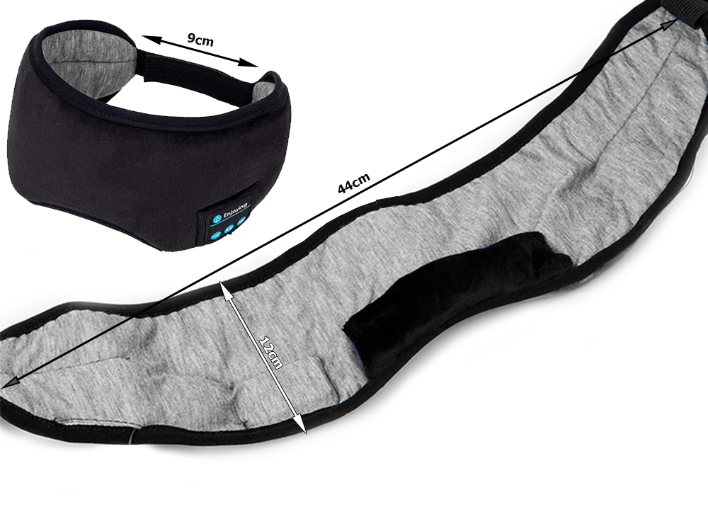 Blindfold For Sleeping, Mask with Bluetooth Earphones, For Meditation and Relaxation