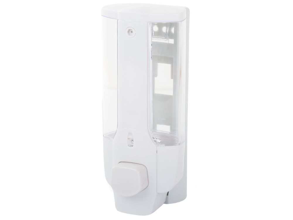 Wall-Mounted Soap and Liquid Dispenser, 350 ml, White