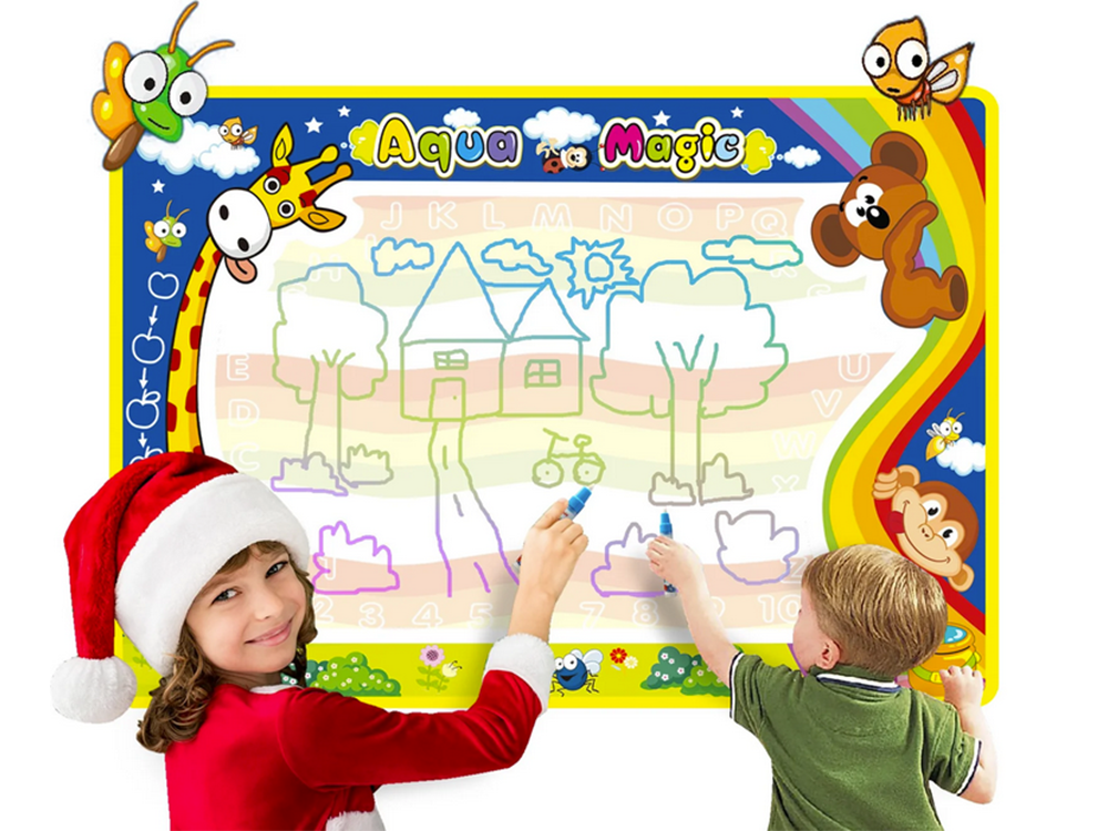 Water Painting Mat + Stencil and Accessories Set