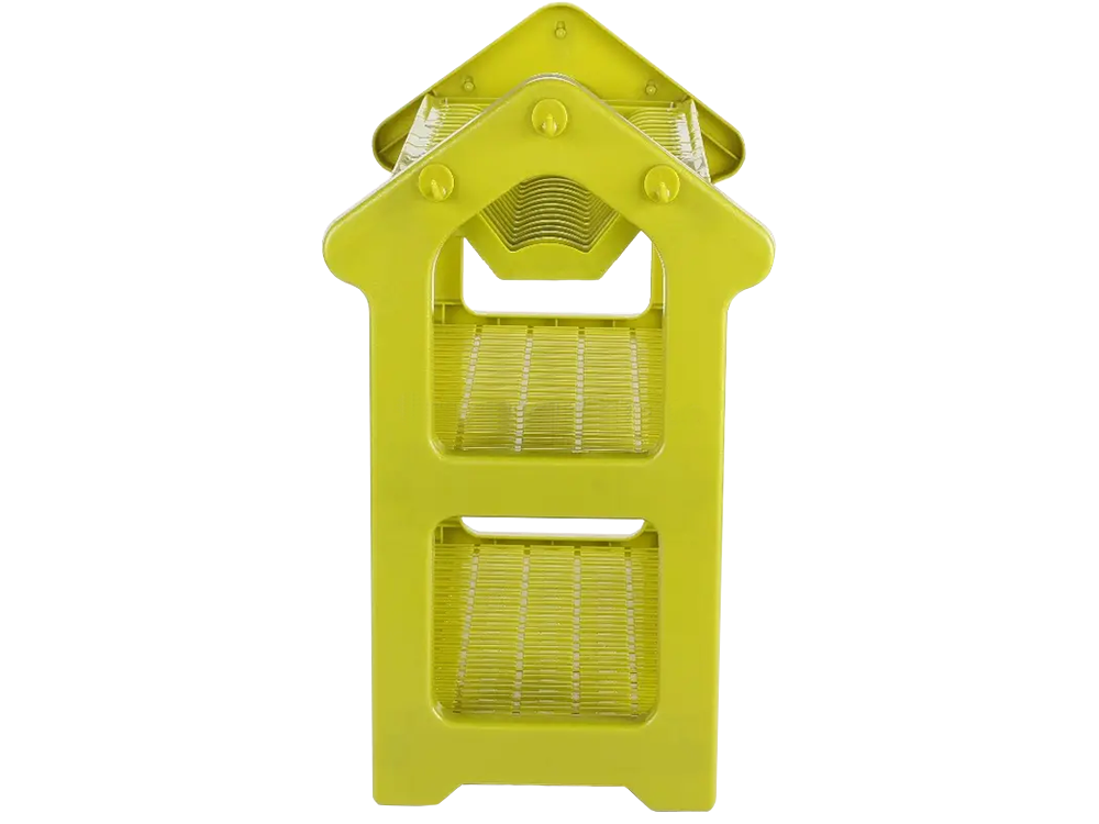 Large 3-Tier Dish Drainer Rack, 53x52x27.5 cm