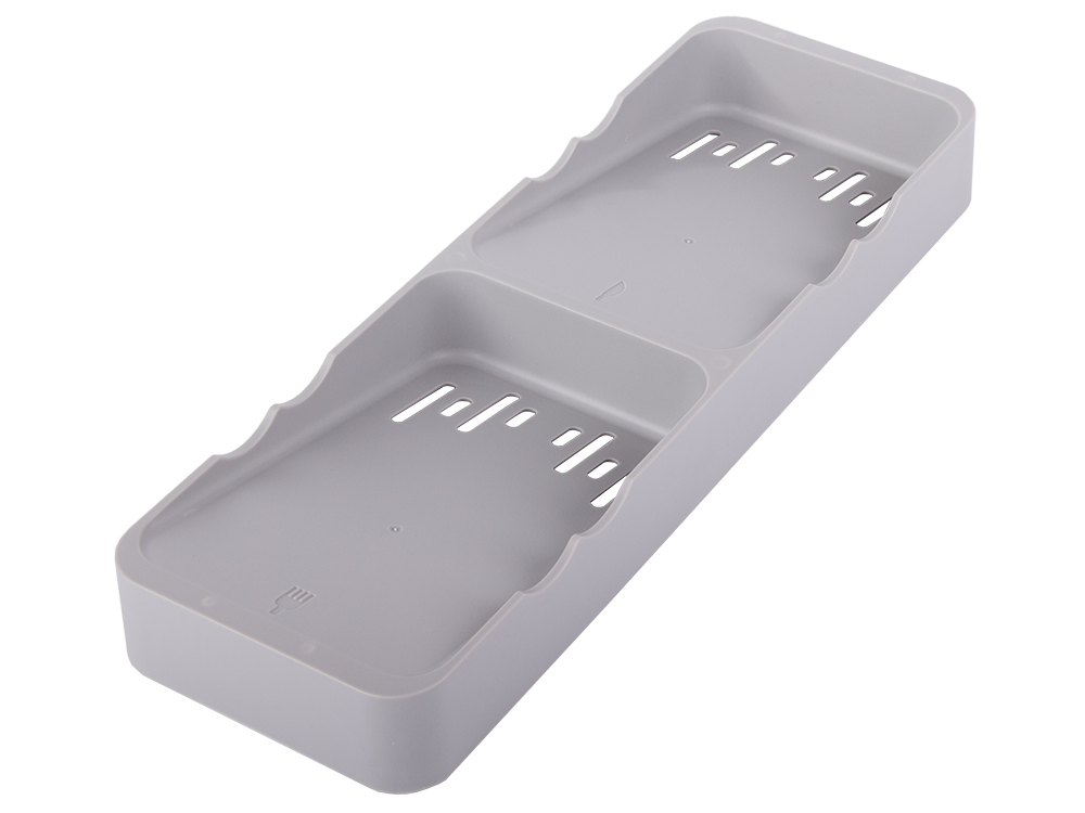 Kitchen Cutlery Drawer Organizer, Grey