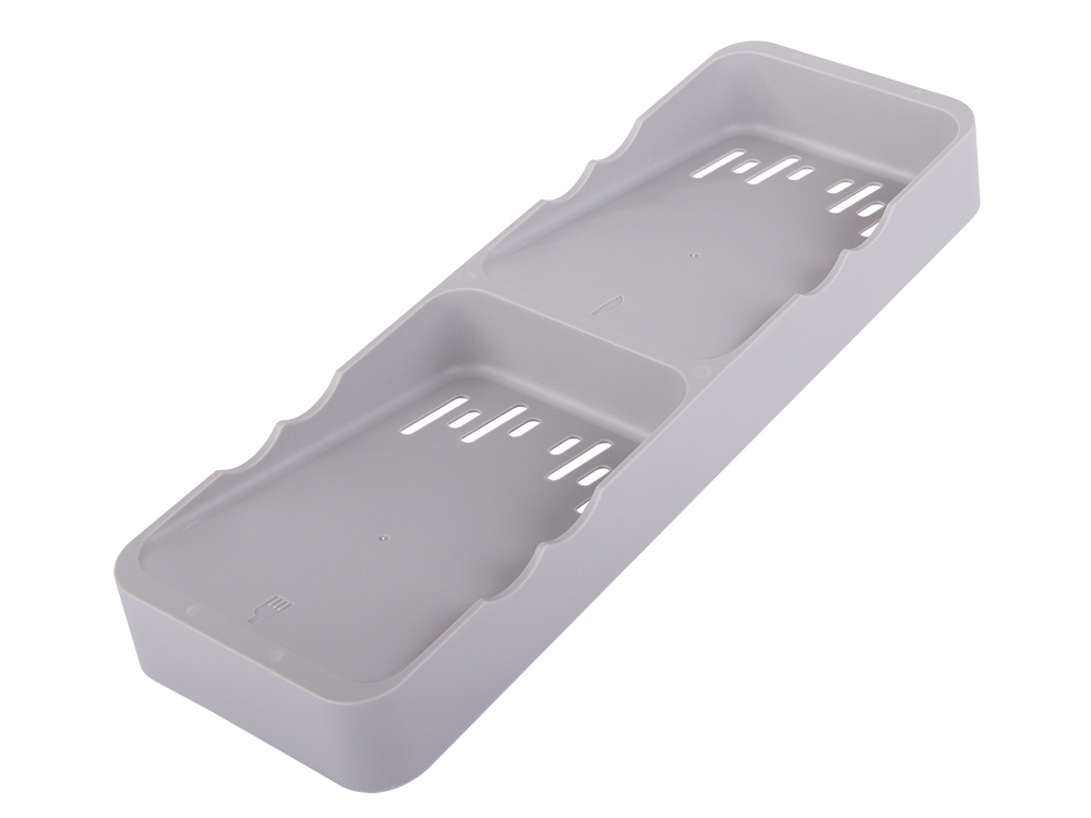 Kitchen Cutlery Drawer Organizer, Grey
