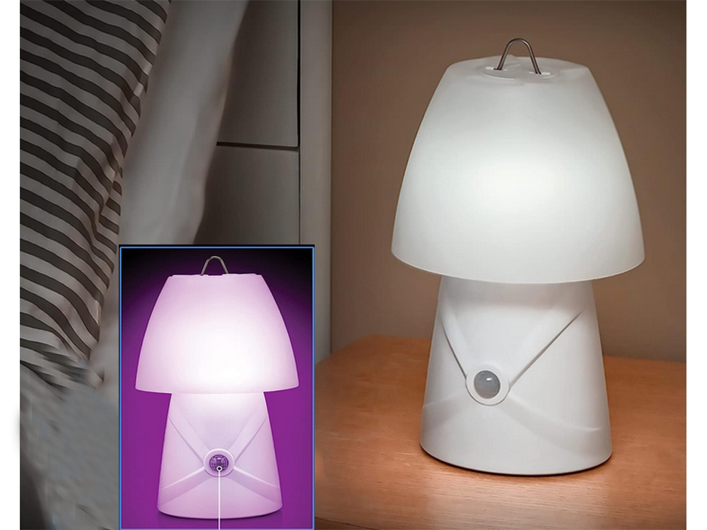 Kids LED RGB Night Light with Motion Sensor, White