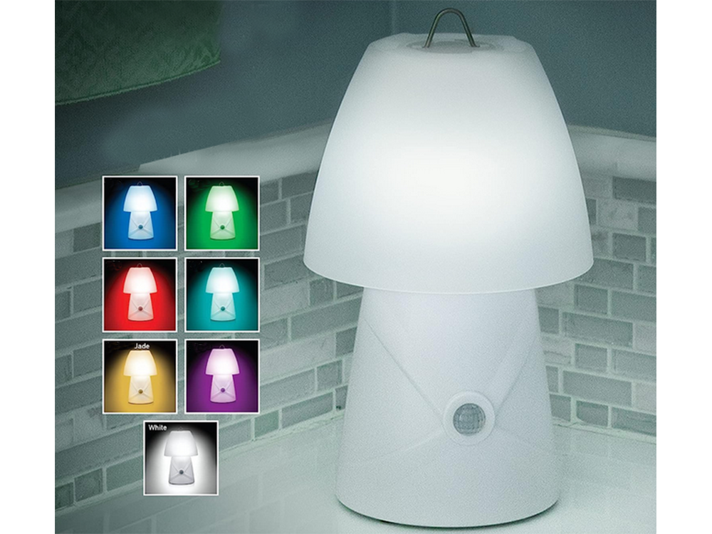 Kids LED RGB Night Light with Motion Sensor, White