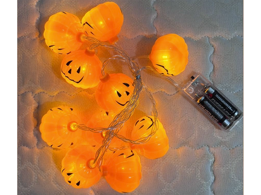 Pumpkin Lights 10 Led Hanging Halloween 200Cm Luminous Decoration Pumpkin