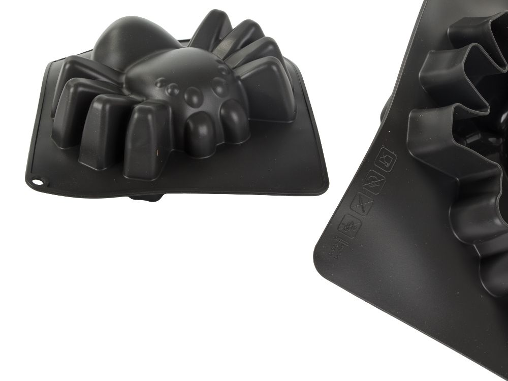Large Silicone Baking Mold Spider, Black
