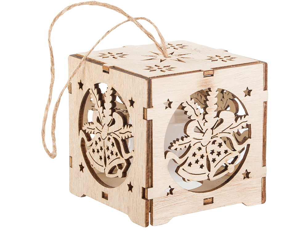 Wooden Lantern, Christmas Tree Decoration