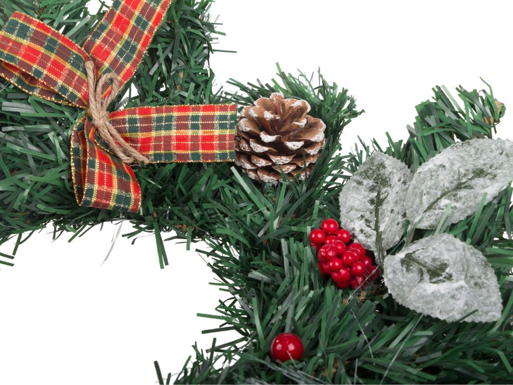 Christmas Decorative Wreath for Door / Wall, 20 cm