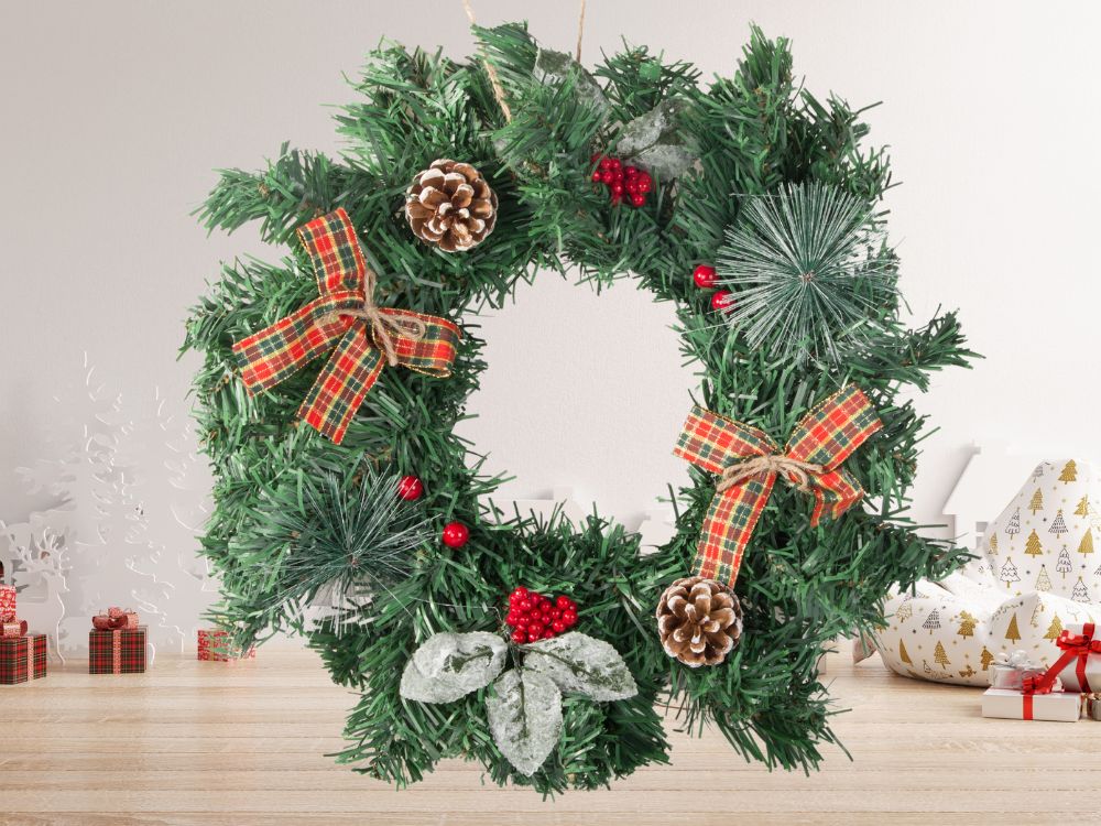 Christmas Decorative Wreath for Door / Wall, 20 cm