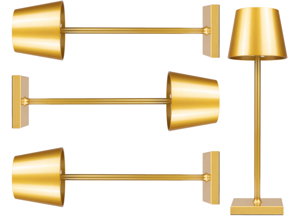 Touch Bedside Night Lamp, Gold