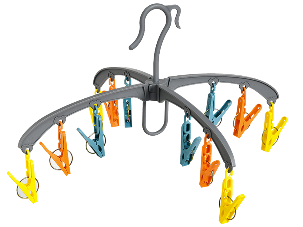 Dryer for socks underwear clothes hanger hanging 12x clip set