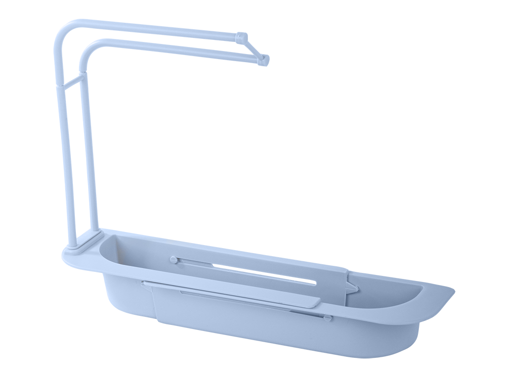 Verk Group Adjustable Sink Organizer and Drainer, Grey