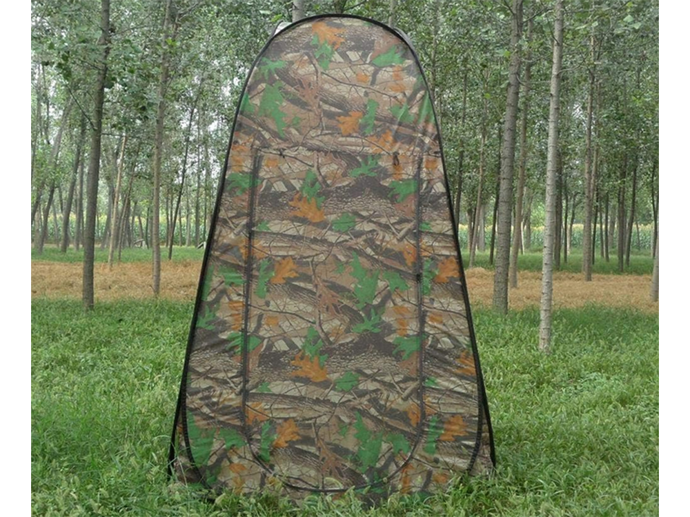 Portable Beach Changing Tent – Shower, Toilet, Camping Cabin, Leaf Pattern